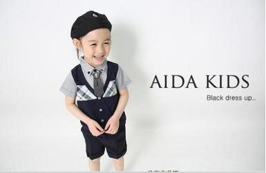 ชุดเซทหนุ่มน้อย เสื้อ+กางเกงขาสั้น แบรนด์ Amissa 