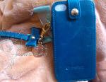 กระเป๋าหนังอย่างดี ใส่iPhone5 รุ่นโบว์ พร้อมสายห้อยเก๋ๆ 