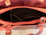**พร้อมส่ง**กระเป๋าAxixiสี Shock Pink ดีไซน์เก๋  มีกระเป๋าลายเสือใบเล็กให้  รหัสAX2248