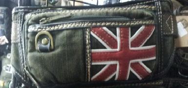 กระเป๋าคาดเอวผ้าสนิม ลายสุดโดน รหัส M40