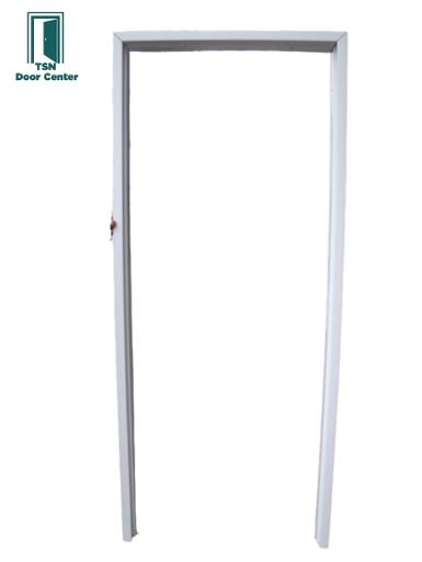 วงกบupvc  สีขาวสำหรับประตูขนาด 80x200ซม. พร้อมอุปกรณ์ยึดกับปูน สำหรับใช้ภายนอกและภายใน
