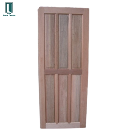 ประตูไม้ เต็งแดง D1002 ขนาด 80x200ซม. สัดส่วนที่เท่ากันทั้งบานได้รับความนิยมอย่างมาก
