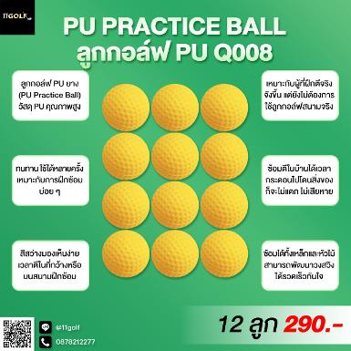 ลูกกอล์ฟPU สำหรับฝึกหัดตีกอล์ฟ PGM Q008