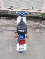 C70KA..สีน้ำเงินสภาพเดิมๆ อะไหล่เดิมๆเยอะสภาพตามรูปเลยครับ เครื่องเดินเบาสบาย ดุมเดิม ต่อภาษีปี62