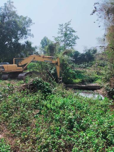 พัฒนาพื้นที่เตรียมโม่ข้าวโพด พัฒนาพื้นที่เตรียมโม่ข้าวโพด